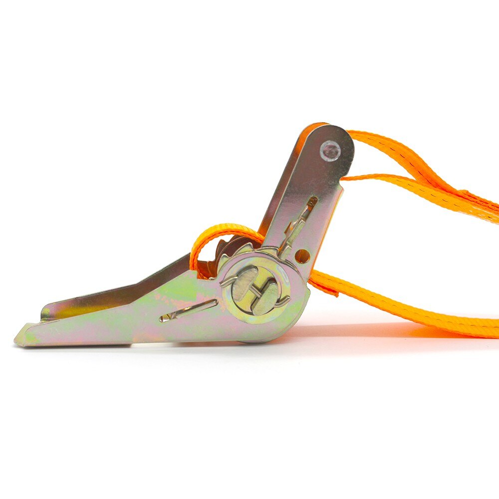 13 FT Porable Heavy Duty Tie Down Cargo Strap Luggage Lashing Strong Ratchet Strap Belt with Metal Buckle