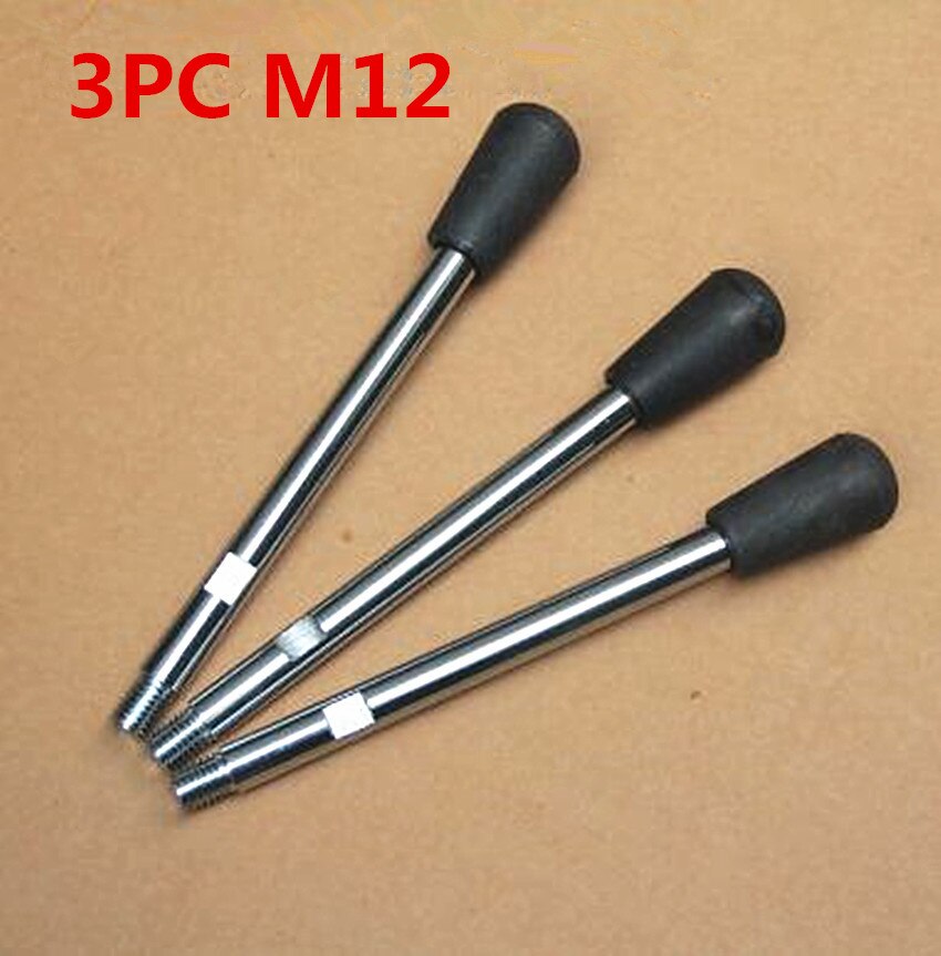 3Pcs Cnc M8 M10 M12 Draad Handvat Voor Universa Bankje Boor Z512 Z516 Boormachine Z4116 Z4120 Deel: M12