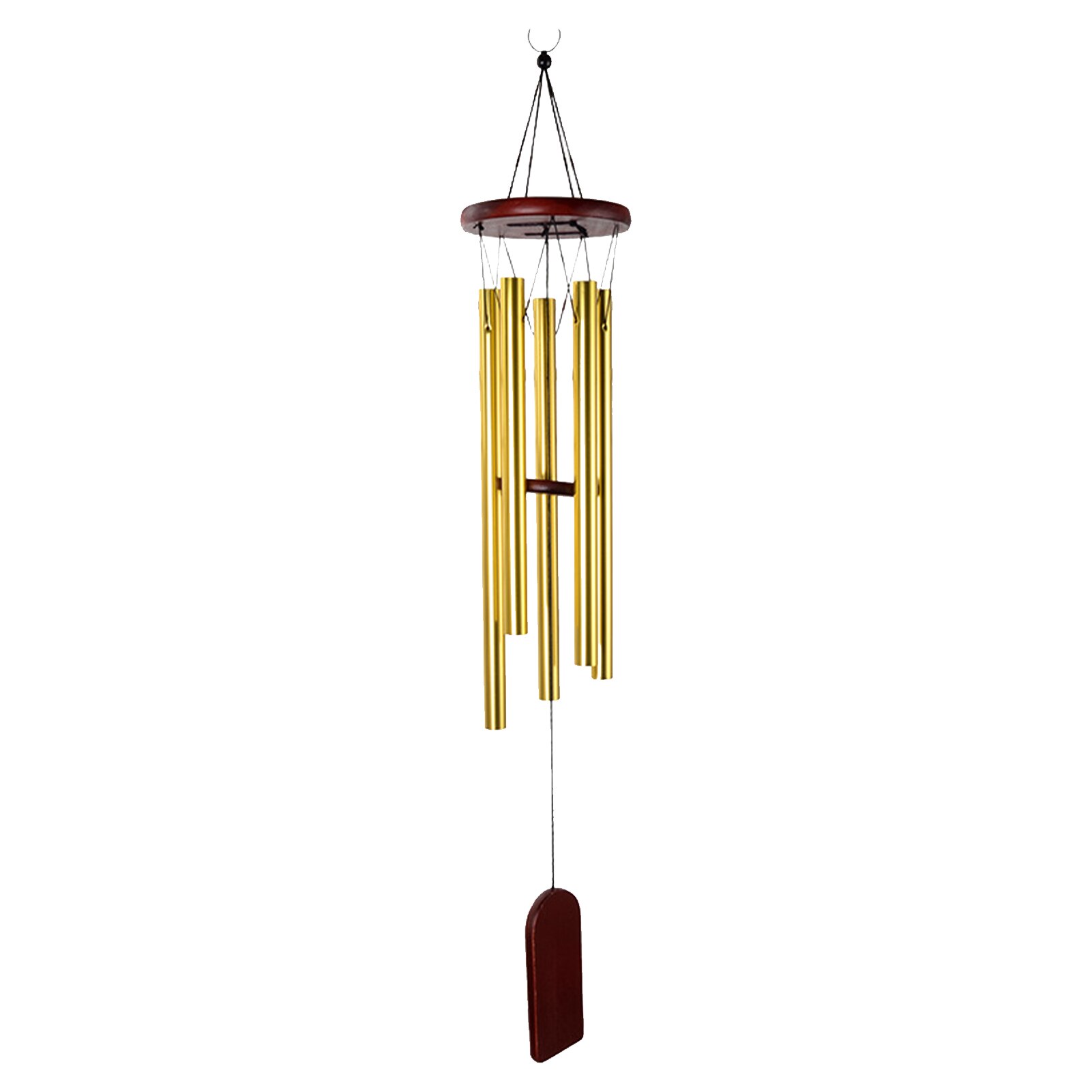 Deep Tone Garden Home Memorial Hook Hanging Wind Chimes Balcony For Outside Wood Patio Yard Living Room Durable