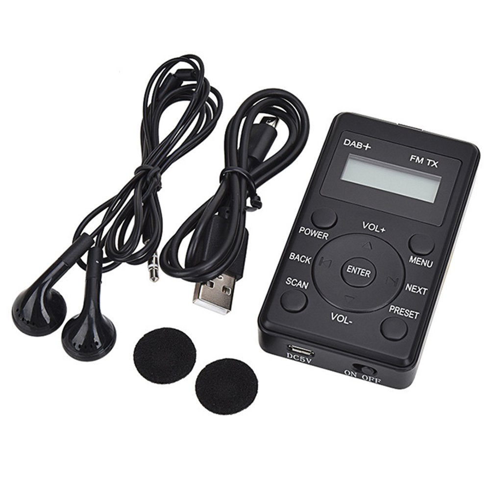Portable Mini DAB+ Digital Car-mounted Radio Receiver Car Mounted FM Stereo Music Audio Receiver Car-mounted Digital Radio