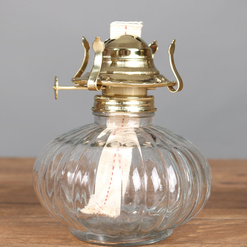 1 Set Oil Lamp Burner And Oil Lamp Wick Kerosene Oil Lamp Wick Accessory