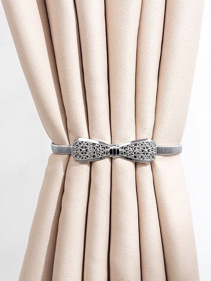 Kreative Vorhang Strap Tie Elch Form Aluminium Legierung Metall Vorhang Riemen Gold Siliver Vorhang Schnallen Für Home Vorhang Clip Acces