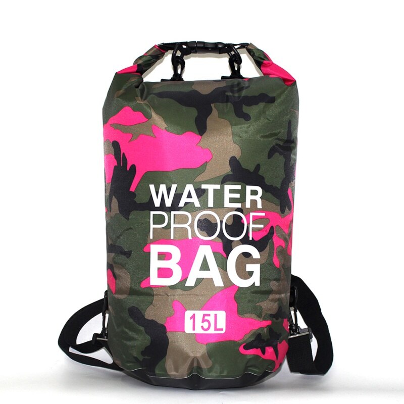 Sac étanche Camouflage Pour Kayak Et Outdoor – Léger, Polyester, IPX3 | Pour Rafting, Randonnée, Pêche, Natation - 9