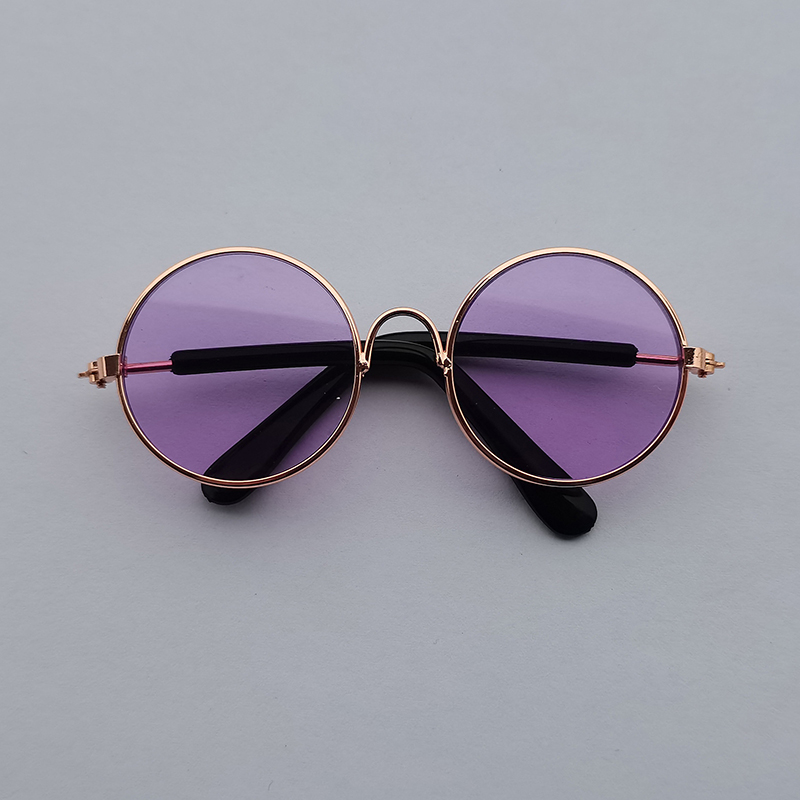 Jolies lunettes de soleil rondes Vintage pour chat, lunettes réfléchissantes pour petit chien, chat, Photos d'animaux de compagnie, produits pour animaux de compagnie, accessoires