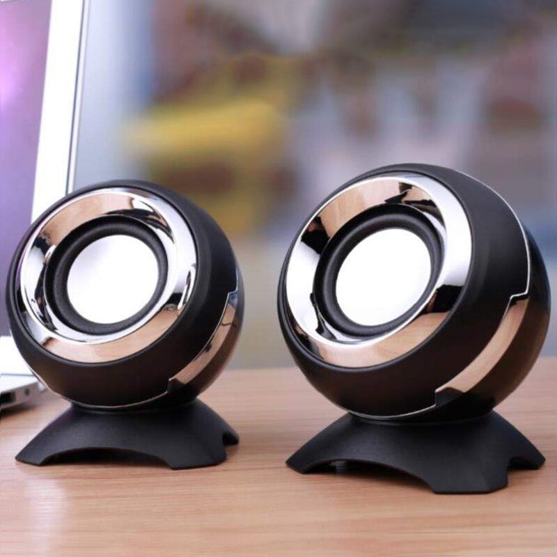 verdrahtet Mini Computer Lautsprecher Bass Hörner Für Laptop Schreibtisch Telefon 6W Leistungsstarke Lautsprecher USB AUX Audio- Multimedia Lautsprecher