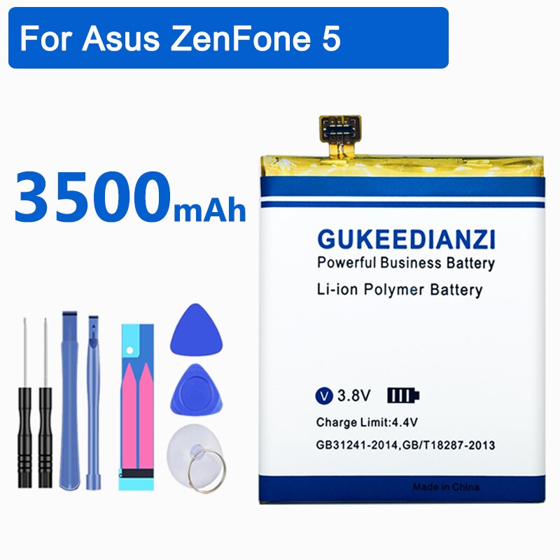 Gukeedianzi Batterij C11P1324 Voor Asus Zenfone 5 A500G A500 A500CG A501CG A500KL Mobiele Telefoon Batterij 3500Mah + ZenFone5 Power bank