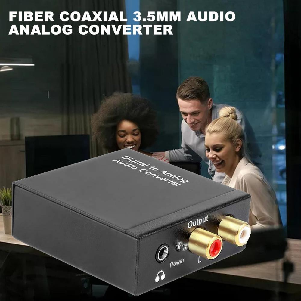 Digital Optical Coaxial Converter Signal To Analog Converter Amplifier Optical Digital Stereo Audio Coaxial Decoder