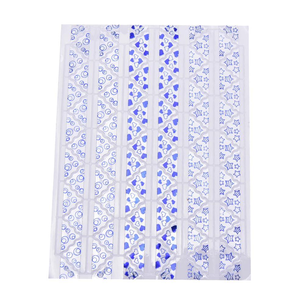 72 pcs/lot DIY Cute Corner kraft Paper Stickers for Photo Albums Frame Decoration Scrapbooking: Blue