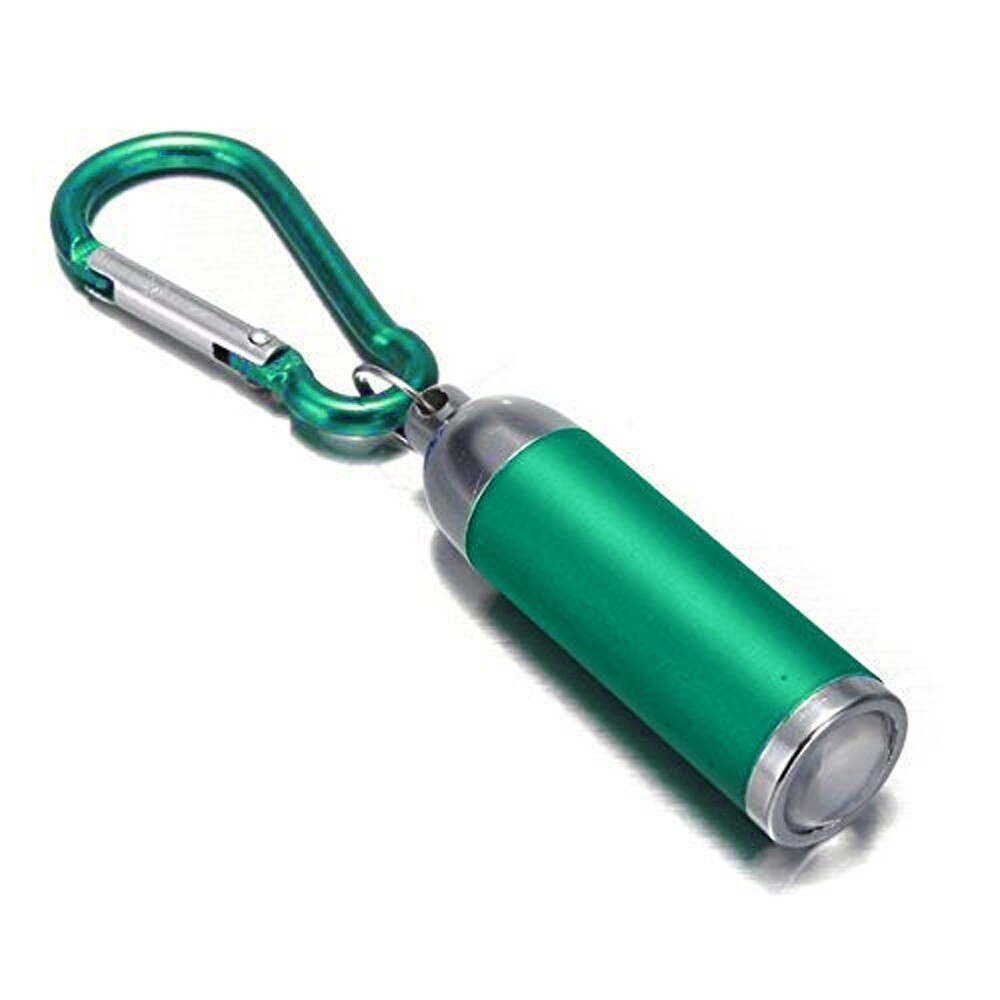 Flashlight To Ultra Bright Mini LED Camping Flashlight Torch Keyring Portable KeyChain Using micro-light Multi-colours Jan9: GN