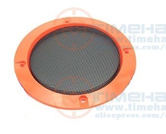 10pcs Multi Colors 3 inch Speaker Grill Covers Speaker net Plastic Speaker Parts Speaker Component for arcade cabinet: Orange