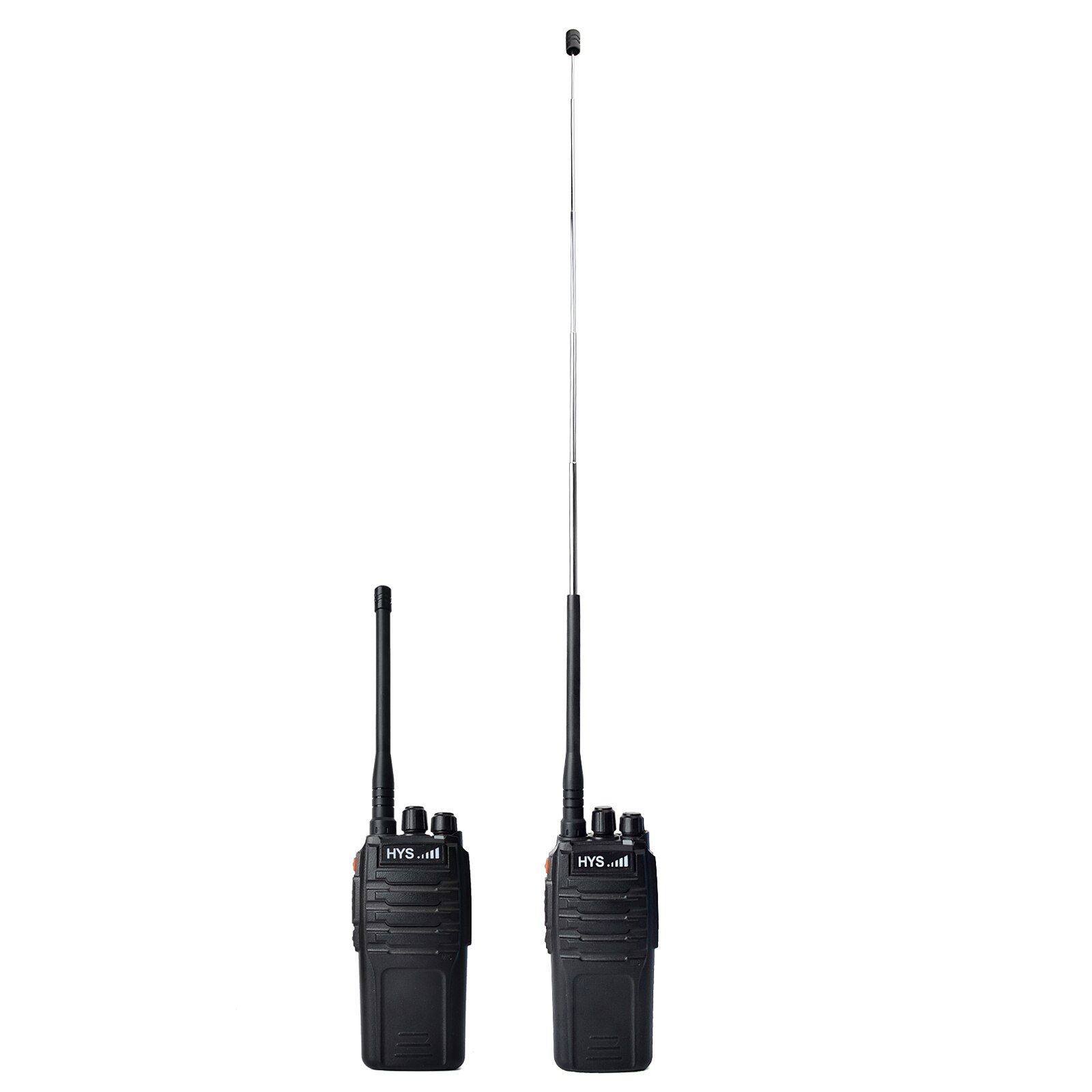 HYS SMA Female VHF UHF Antenna Stubby Telescopic Ham 2 Way Radio Antenna for Baofeng UV5R 888S Yaesu FT-65R FT-65 Walkie Talkie