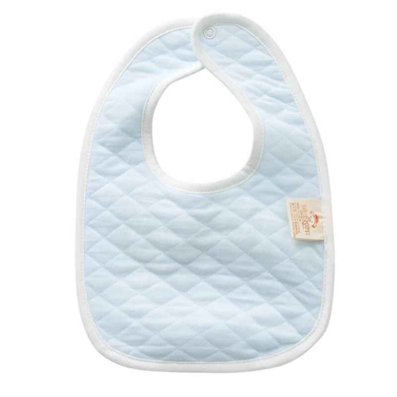 Saliva Towel Feeding Lunch Bandana Apron Bibs Cloths Children Accessories Baby Kids Cotton Bibs 1PC Baby Bib: Blue