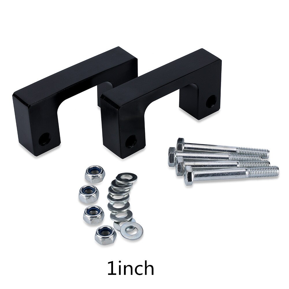 Aluminum Front End Leveling Lift Kit for GMC Chevy Silverado Pickup Rust-free Durability Abrasion Resistance Car Accessories: 1.0INCH