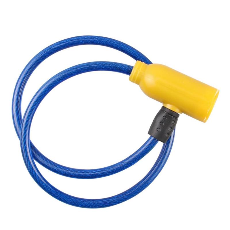 Metal Bicycle Safety Lock Universal Anti-Theft Bicycle Lock Bicycle Motorcycle Electric Vehicle Safety Lock With 2 Keys: Blue