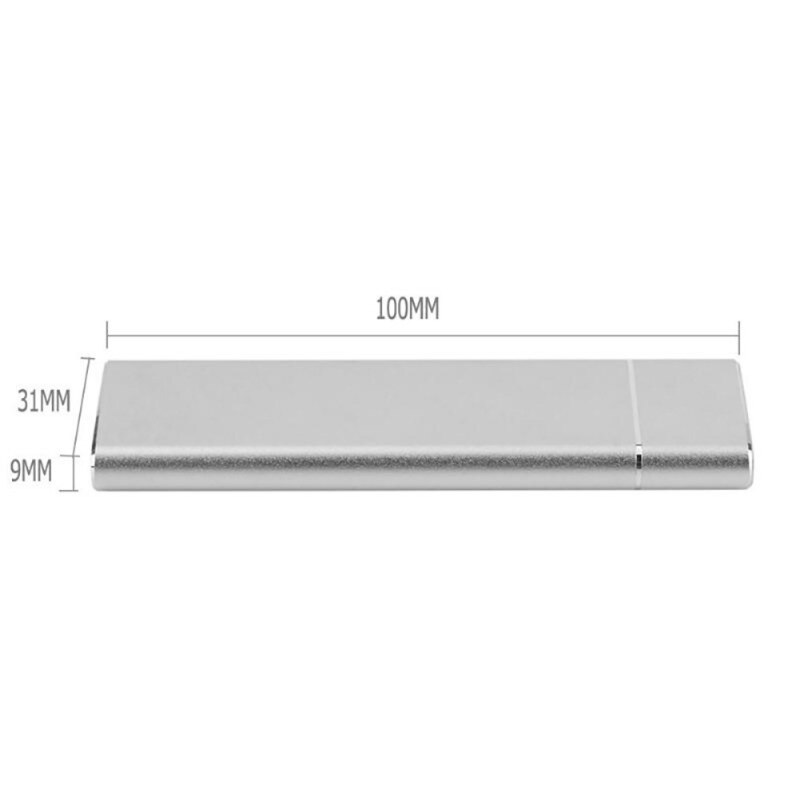 Praktische dauerhaft USB3.1 Zu M.2 NVME SSD Kasten NGFF PCI Protokoll Zu Typ C Festplatte Kasten