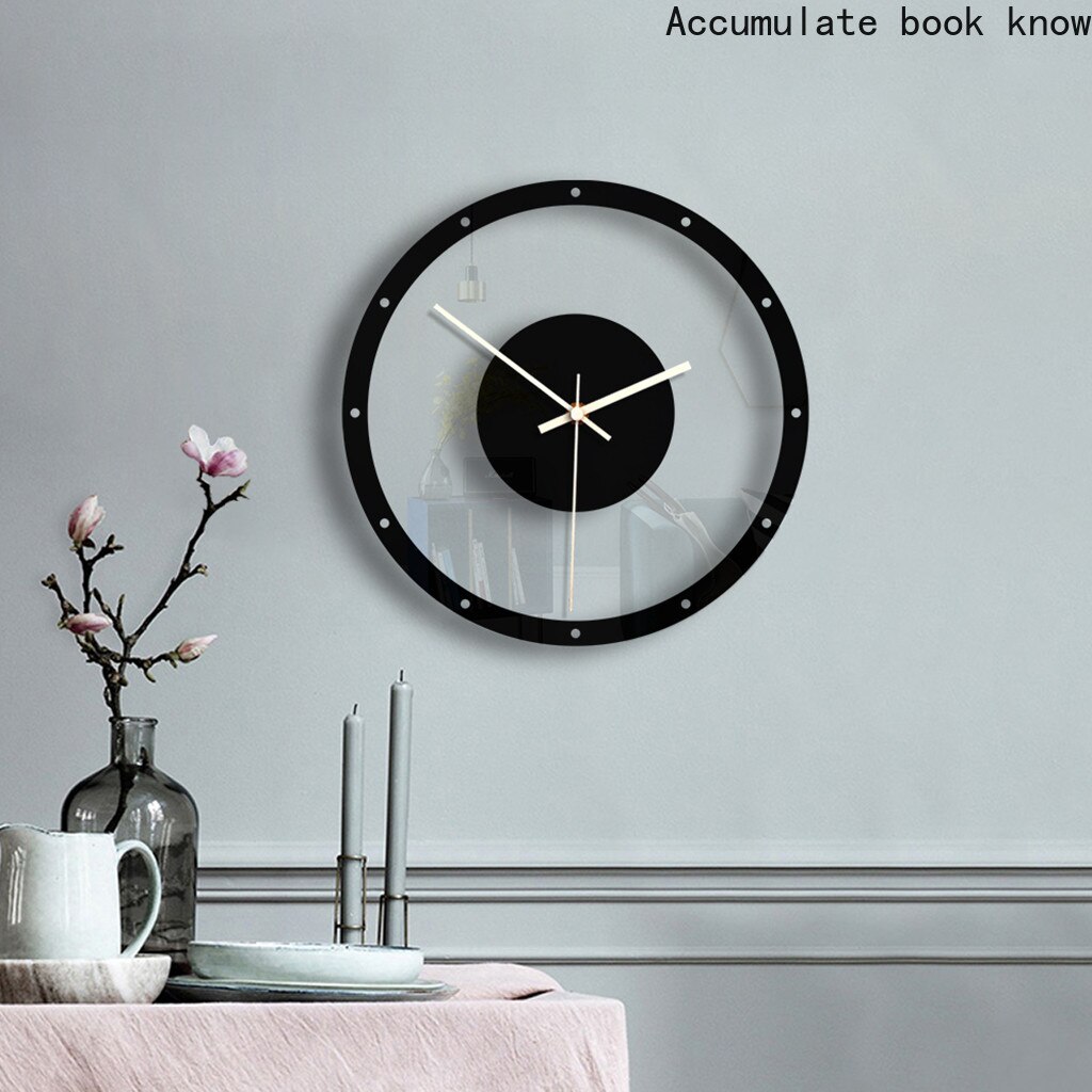 Numer 3D Watch Acrylic Mirrored Digital Wall Clock For Living Room Modern DIY Home Decor gothic room decor