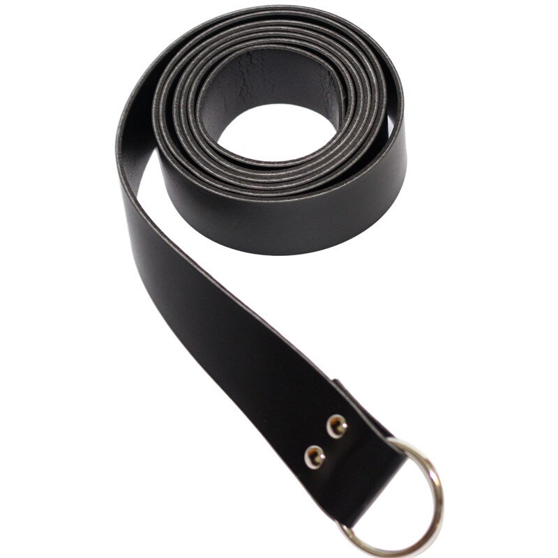 Medeltida renässans midja ring bälte kostym tillbehör delar för vuxna män viking riddare pirat cosplay läder linning spänne