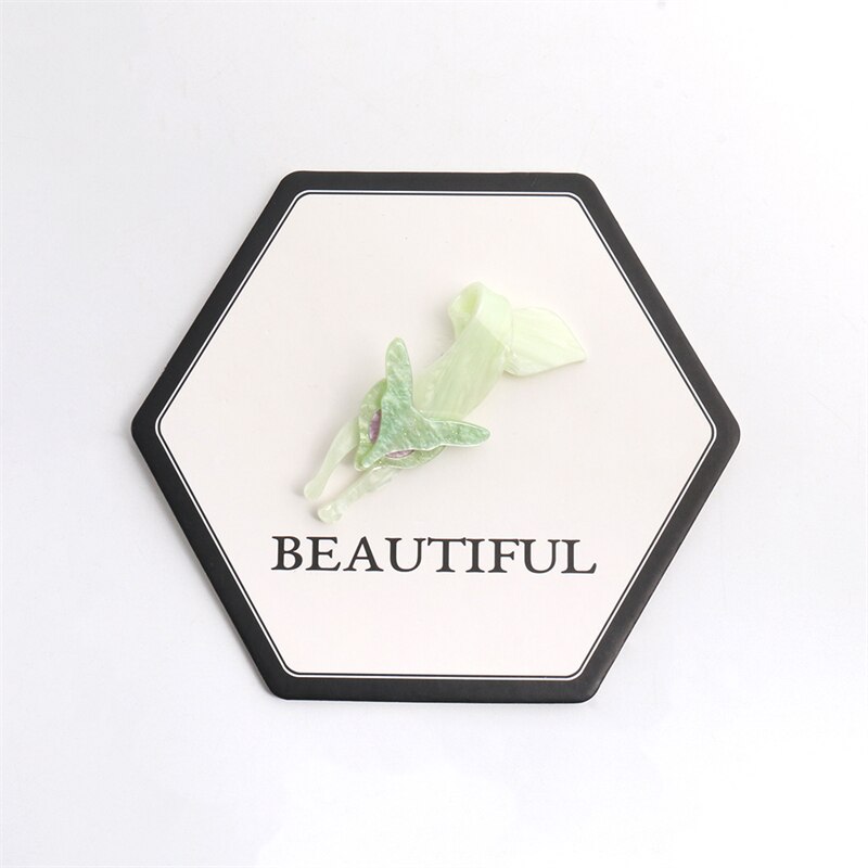 NYN 16 Colors Funny Acrylic Fox Brooches for Women Men Girls Kids Most Popular Animal Party Birthday Year Jewelry: NYNb035-13