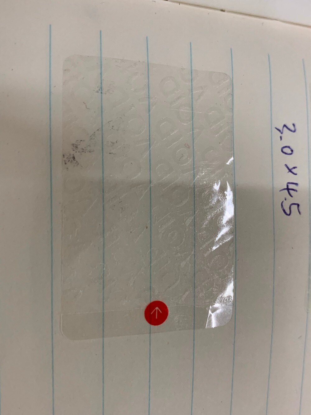 Etiqueta adhesiva de sellado para pulsera Huawei, paquete de teléfono renovado, tira de sellado, unids/lote, 100