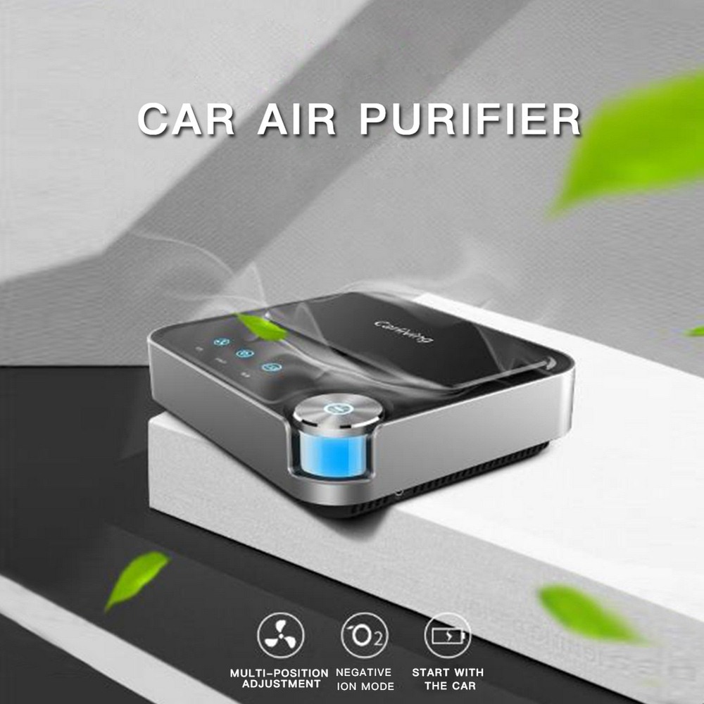 Auto Luchtreiniger 12V Negatieve Ionen Air Cleaner Ionisator Luchtverfrisser Intelligente Lucht Detectie Voertuig Auto Luchtreiniger