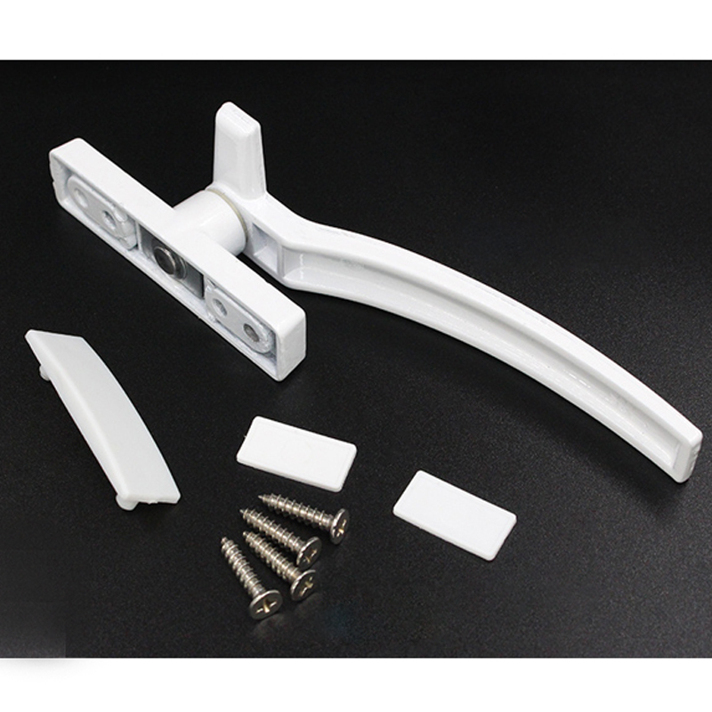 Wit Vervangende UPVC Venster Handgrepen Rechts/Hand Zinklegering Venster Hardware Deurklink
