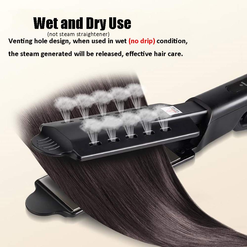 Fer à lisser en céramique Tourmaline 60W, fer plat pour cheveux, pour tous les Types de cheveux