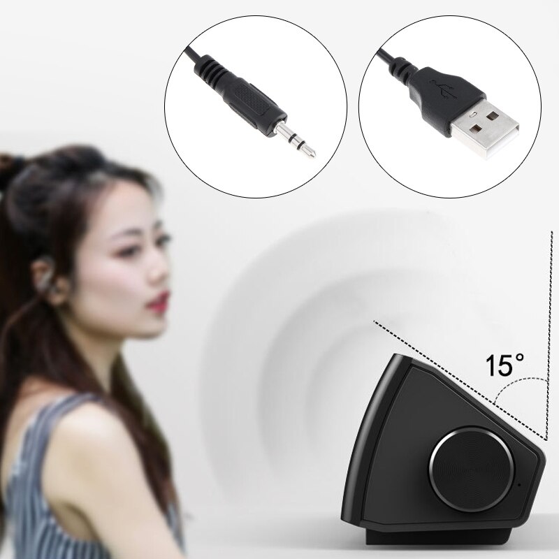 SADA V-105 Bluetooth Multi-media Soundbars Desktop Subwoofer Mini Strip Computer Speaker with 2 Speaker Units/Stereo Surround