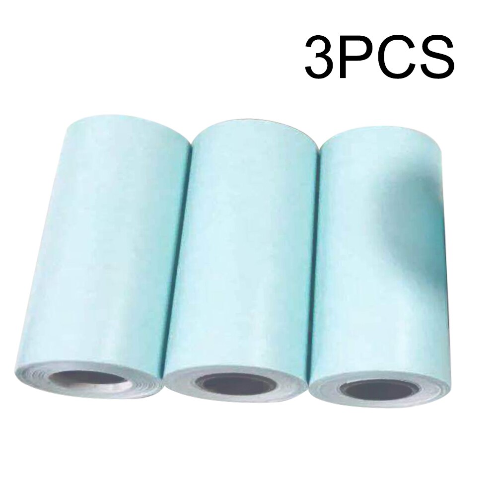 Mini-imprimante Photo professionnelle avec autocollant thermique Direct, papier autocollant imprimable 57x30mm, étiquette auto-adhésive pour Peripage A6, 3 rouleaux