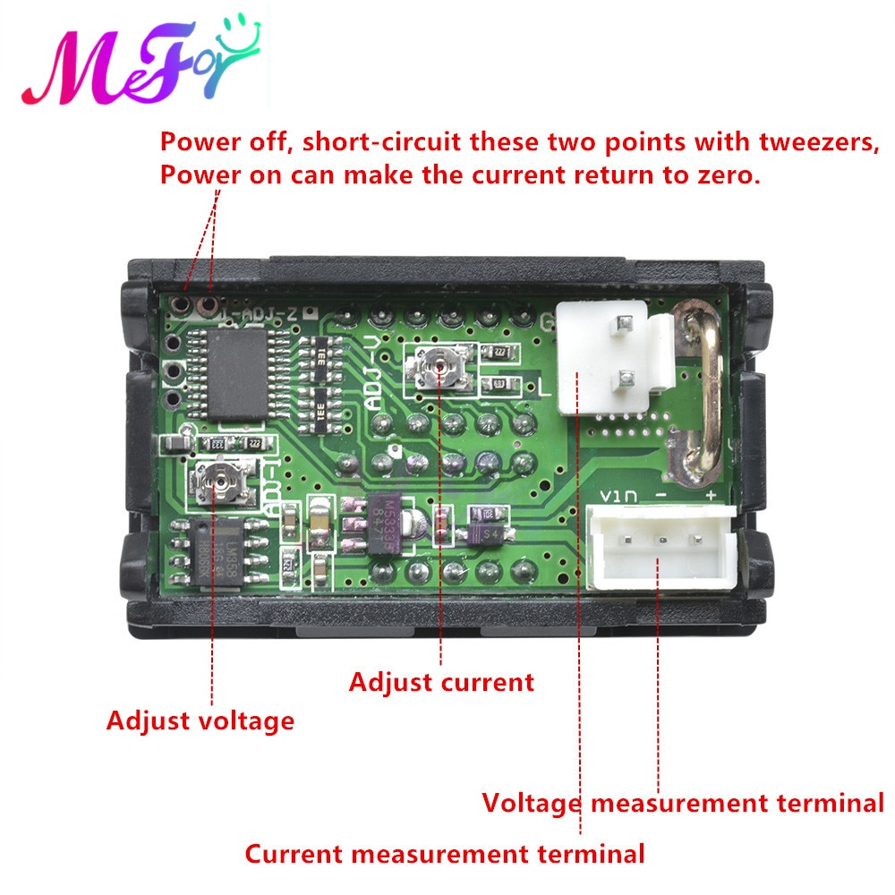 1 para woltomierz DC + 70mv bocznik DC 100V 100A woltomierz amperomierz niebieski + czerwony doprowadziło wzmacniacz podwójny cyfrowy miernik napięcia z 2Szpilka kabel