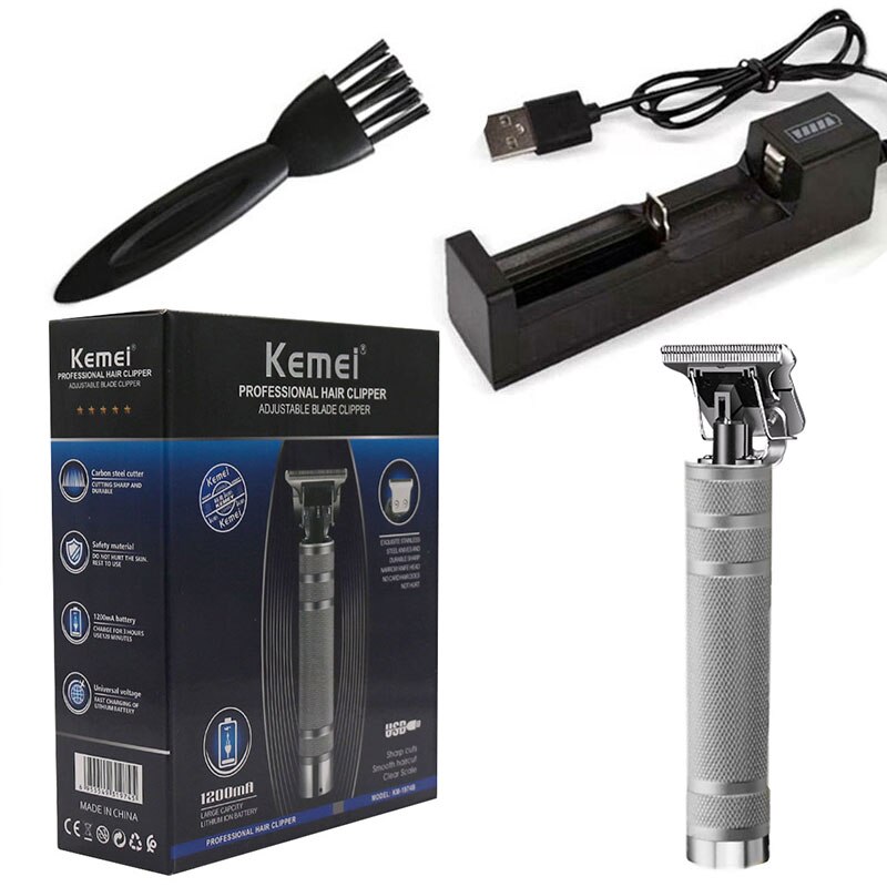 Originele Professionele Metalen Behuizing Afwerking Rand Haar Trimmer Mannen Elektrische Kapsel Baard Clipper Haar Snijder Machine: original box