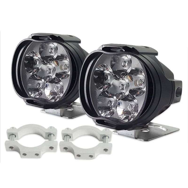 Lámpara de iluminación LED para motocicleta, juego de faros para vehículos eléctricos, foco superbrillante, accesorios para coche modificados para automóviles: H