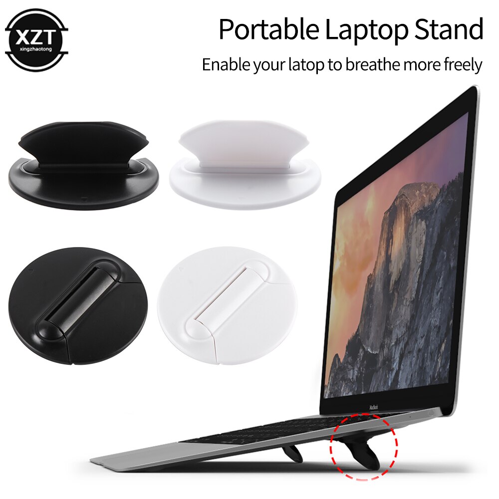 Mini-laptopständer, tragbar, verstellbar, mit kühlfunktion, faltbar, multifunktional, halterung, tisch für laptop-zubehör