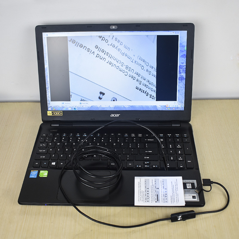 Caméra endoscopique Flexible IP67 étanche, Micro USB type-c 5.5mm 7mm, caméra d'inspection pour téléphone Android PC 6 LED réglable