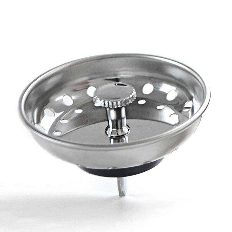 Kitchen Drainer Strainer Leach Basket Waste Stopper Laundry Bathroom Lavatory Stopper Standard Replacement Sink Rubber Sink D3D8: Default Title