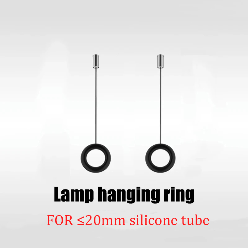 360-Grad-Lumineszenz, rundes Silikagel, flexibles Licht, IP67, wasserdicht, LED-Neonseil, Röhre, weiche Lampe, DIY-Kronleuchter-Zubehör