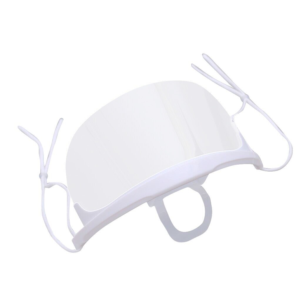 10PC Transparent Smile Mask Catering Waiter Chef Anti-Fog Hygiene Masks Special Food Plastic Kitchen Restaurant Sanitary tool