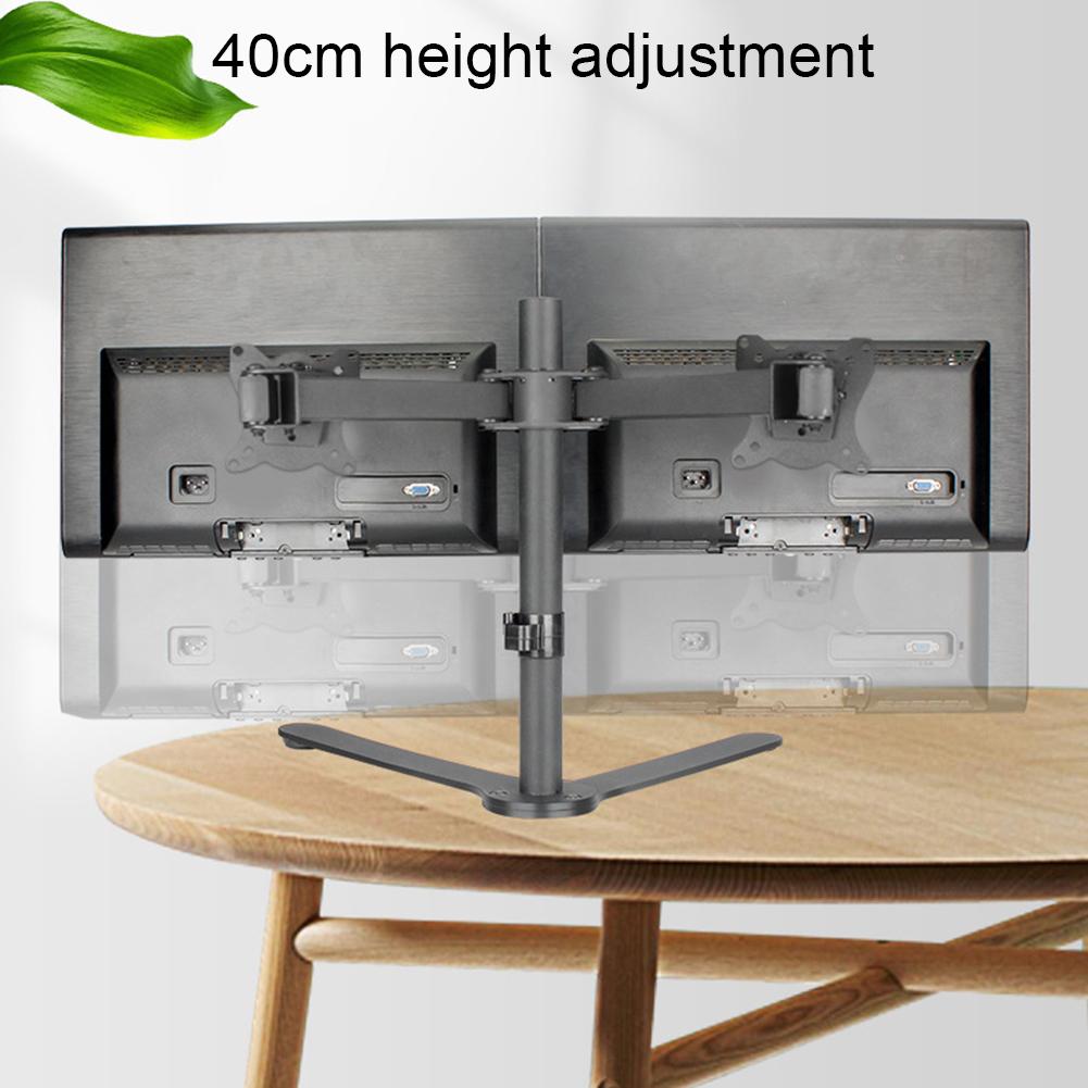 Monitor Mount 360-degree Rotating Durable LCD Monitor Desk Stand With Heavy-duty Base Monitor Stand