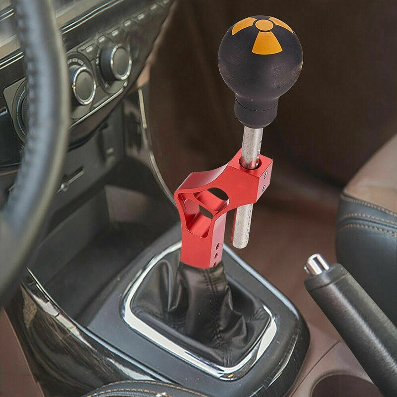 Car Aluminium Shift Knob Extension Adjustable Height Lever Extender Gear Shifter