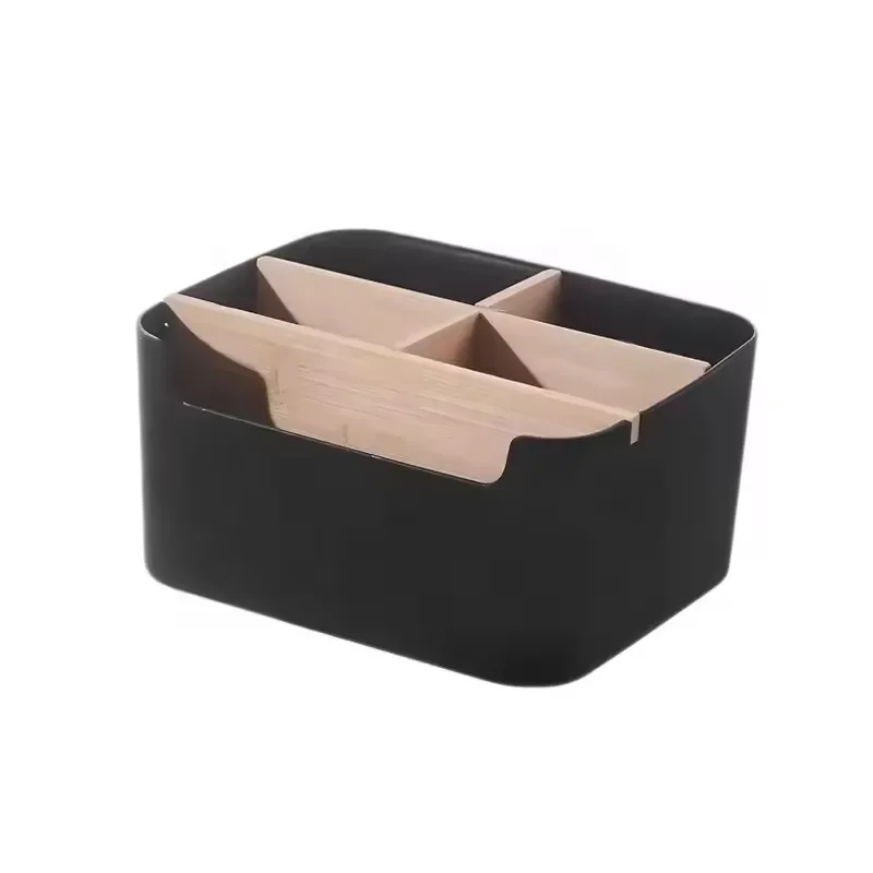 Afneembare afstandsbediening organisator TV afstandsbediening houder voor tafel Multifunctionele desktop opbergdoos Slaapkamer Woonkamer organisator