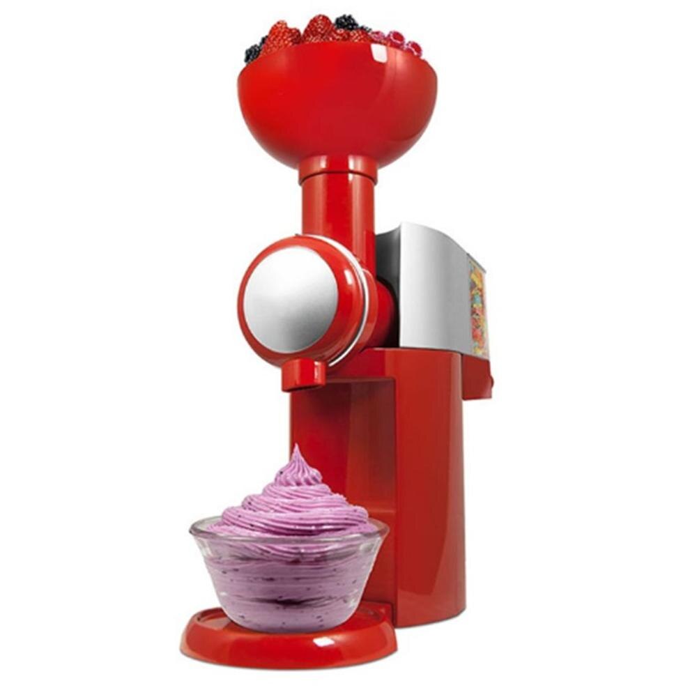 110-220V DIY Ice Cream Maker Machine Portable Size Household Use Automatic Frozen Fruit Dessert Machine Fast: Default Title