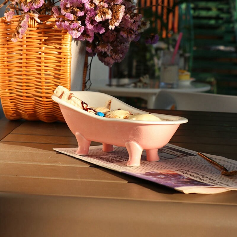 Bathtub Cocktail Cup Restaurant Tiki Wine Glass Molecular Gastronomy Bowl Ice Cream Dessert Smoothies Tumbler