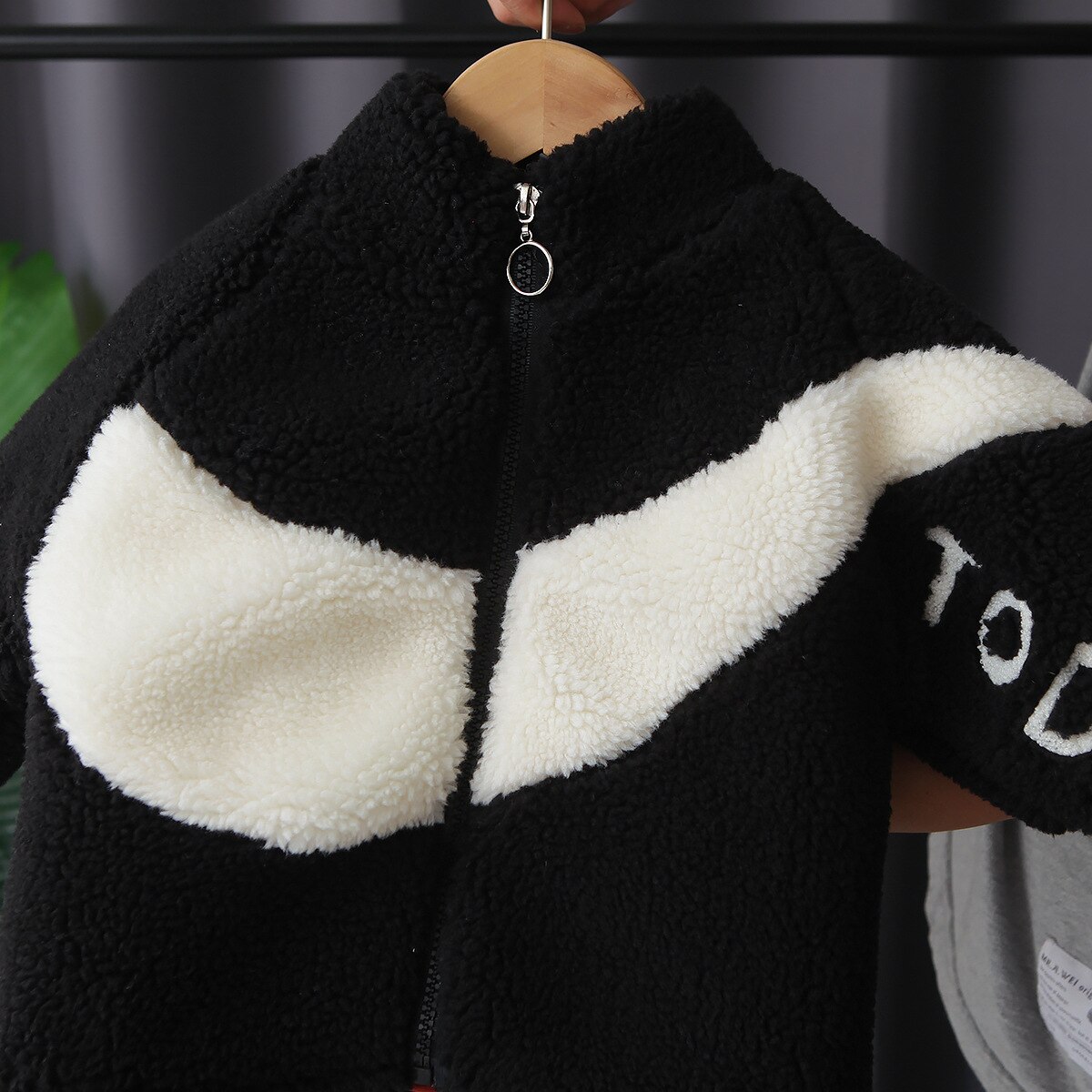 Veste polaire épaisse en peluche pour enfants, manteaux chauds pour garçons et filles, vêtements d'extérieur en velours, automne et hiver
