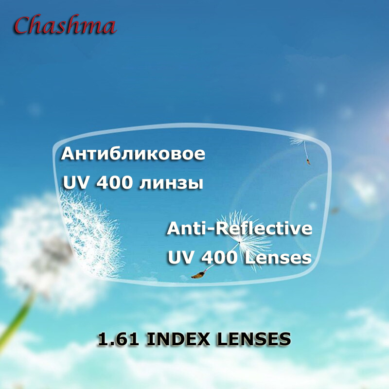 Chashma 1,61 Index HD Klare Linse Augen Optische Gläser Rezept Linsen Rezept Transparente Farbe Anti Reflektierende Glas