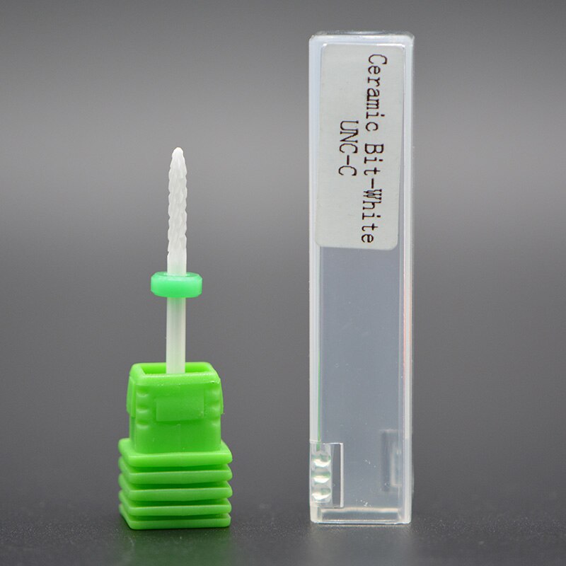 MAOHANG Professionele Keramische Nozzle Nail Boren Cutter Manicure Machine Accessoire Voor Cut En Polish De Bodem Van Nail: Groen Grof C