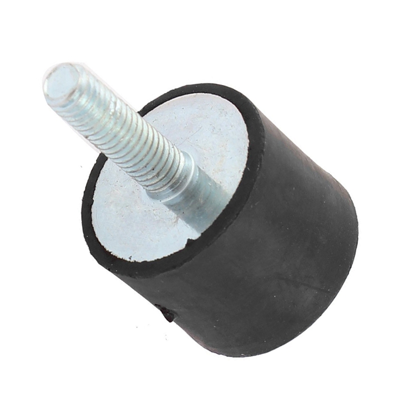 M6 männlichen gewinde 20x25mm einzelne ende Anti Vibration gummi dämpfer Puffer schwarz