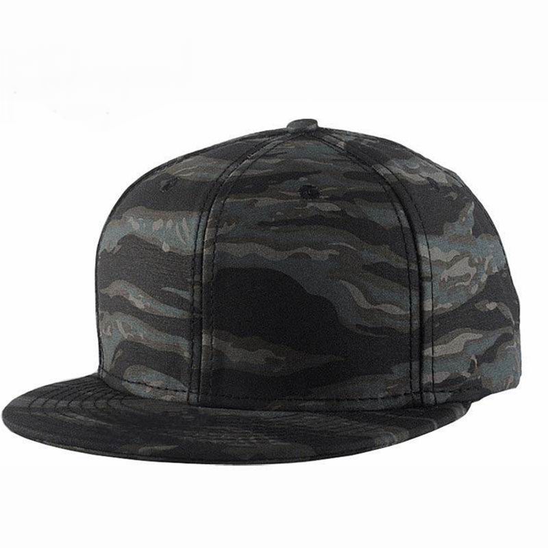 Mærke camo snapback kasketter hip hop hatte kasket passer til mænd kvinder camouflage baseball kasket stil trucker bone aba reta: Farve 1