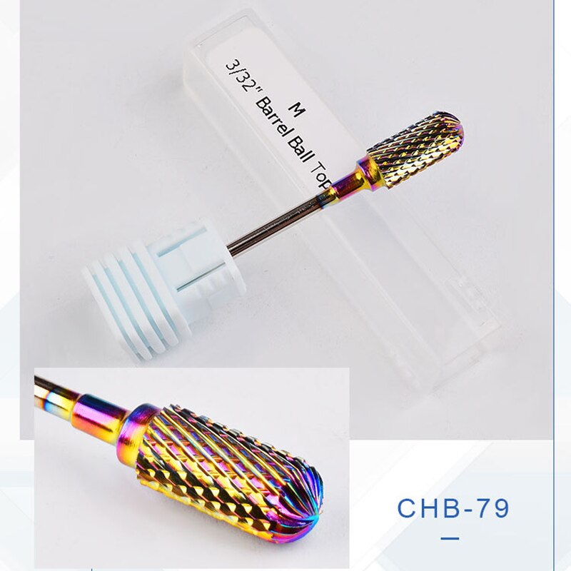 Broca para moler uñas equipo cabezas de manicura fresas de manicura Punta de lijadora resistente a la abrasión: CHB-79