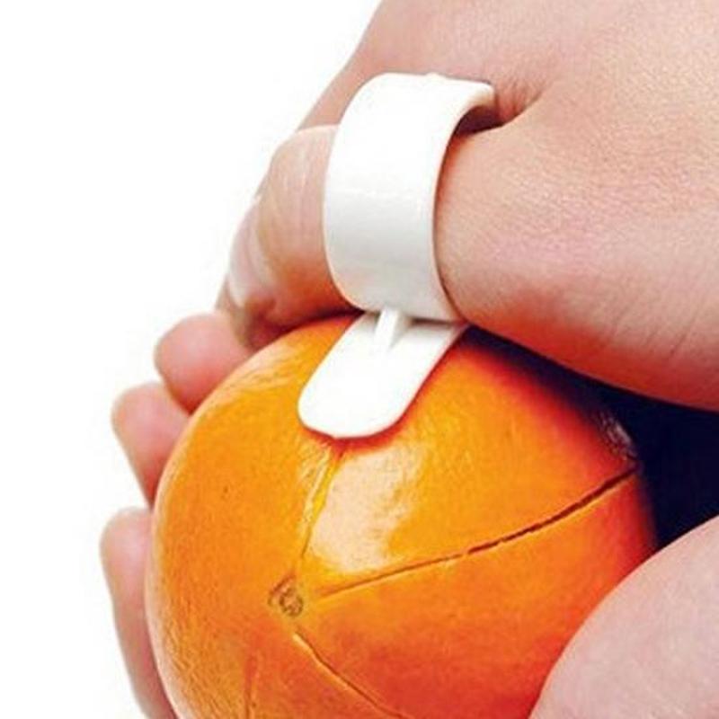 Keuken Gadgets Kookgerei Peeler Snoeier Vinger Type Open Oranje Oranje Apparaat Grapefruit Fruit Slicer Opener Oranje Dunschiller