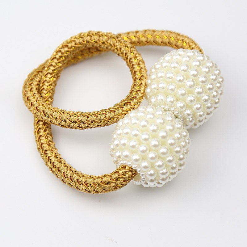 Star Curtain Broach Home Room Curtain Buckle Luck Star Curtain Decoration Accessories Magnetic Tie Back Holder Europe Style: beige 2Pcs