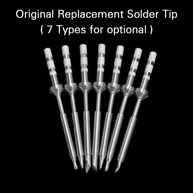 opprinnelig headd erstatning loddetips til  ts100 smarte digitale lcd elektriske loddebolter ts -b2 ts-bc2 ts-c4 ts-d24 7 slagg Tips